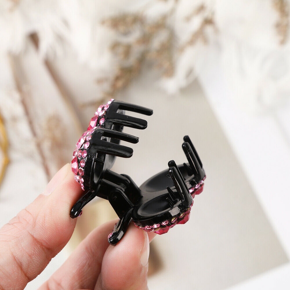 Kẹp tóc đính đá hình quả cherry 4.5cm thời trang cho nữ