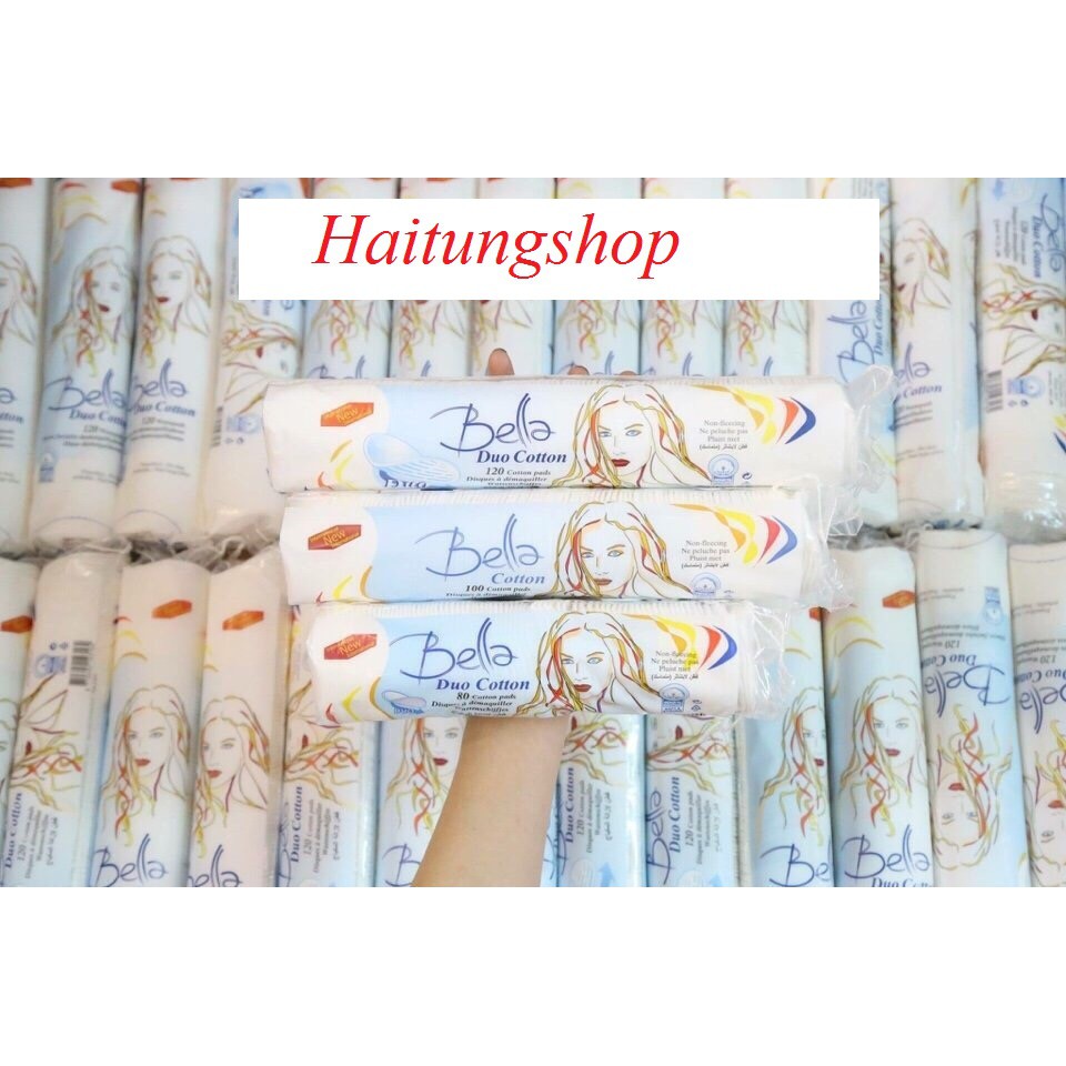 Bông tẩy trang Bella Cotton 120 miếng