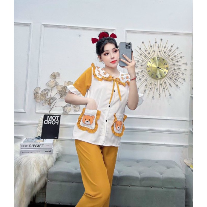 Đồ bộ lụa kate tiểu thư