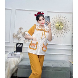 Đồ bộ lụa kate tiểu thư