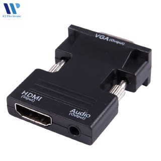 Cáp Chuyển Đổi 1080p Hdmi Sang Vga Với Đầu Ra Âm Thanh K2V