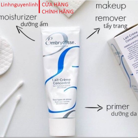 Kem Dưỡng Ẩm Pháp Embryolisse Lait - Crème Concentré [30ml - 75ml]