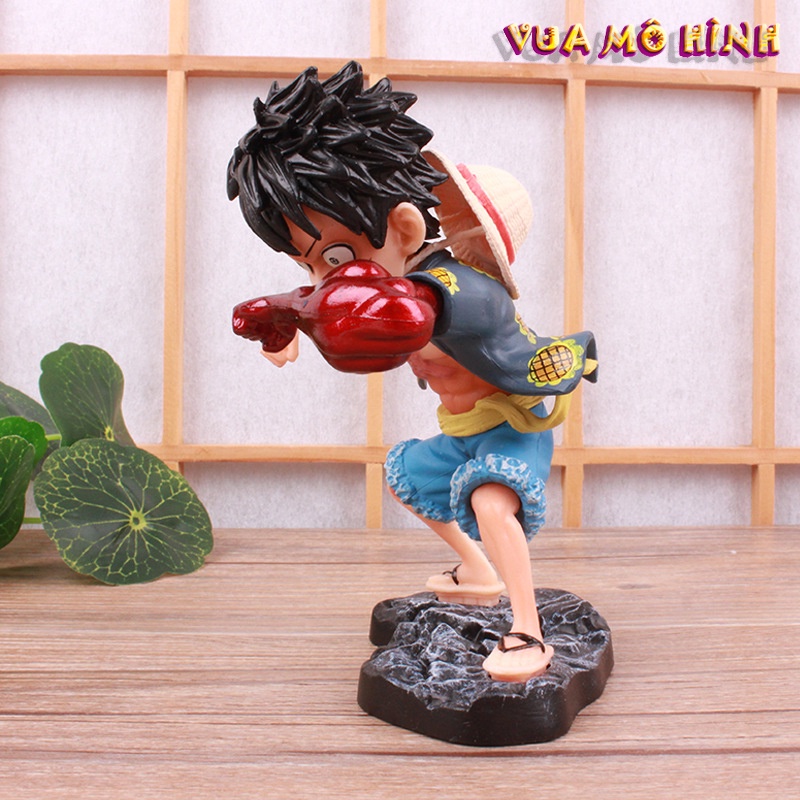 Mô hình One Piece - Figure One piece Luffy biến hình có 2 tay cao 12cm cực đẹp