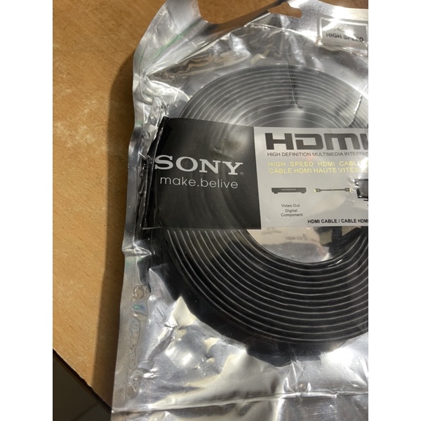 Dây Cáp Hdmi Sony 5m dẹt màu đen