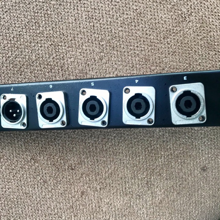 Thanh jack âm tủ xe máy âm thanh loại jack canon đực cái âm, jack speakon âm, rắc loa, giắc loa, rắc amply