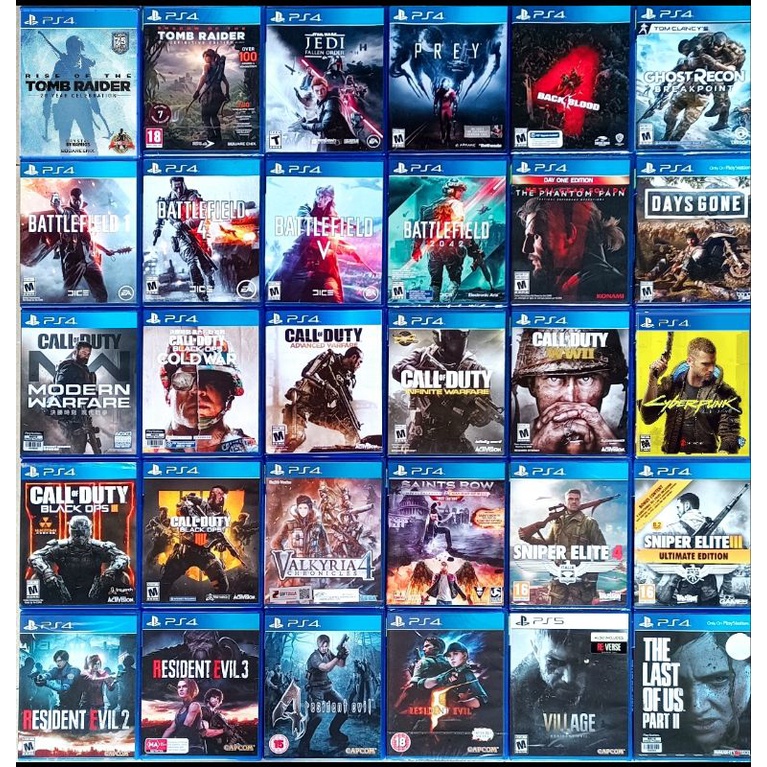 Đĩa Game PS4 : Thể Loại Bắn Súng (List 3)