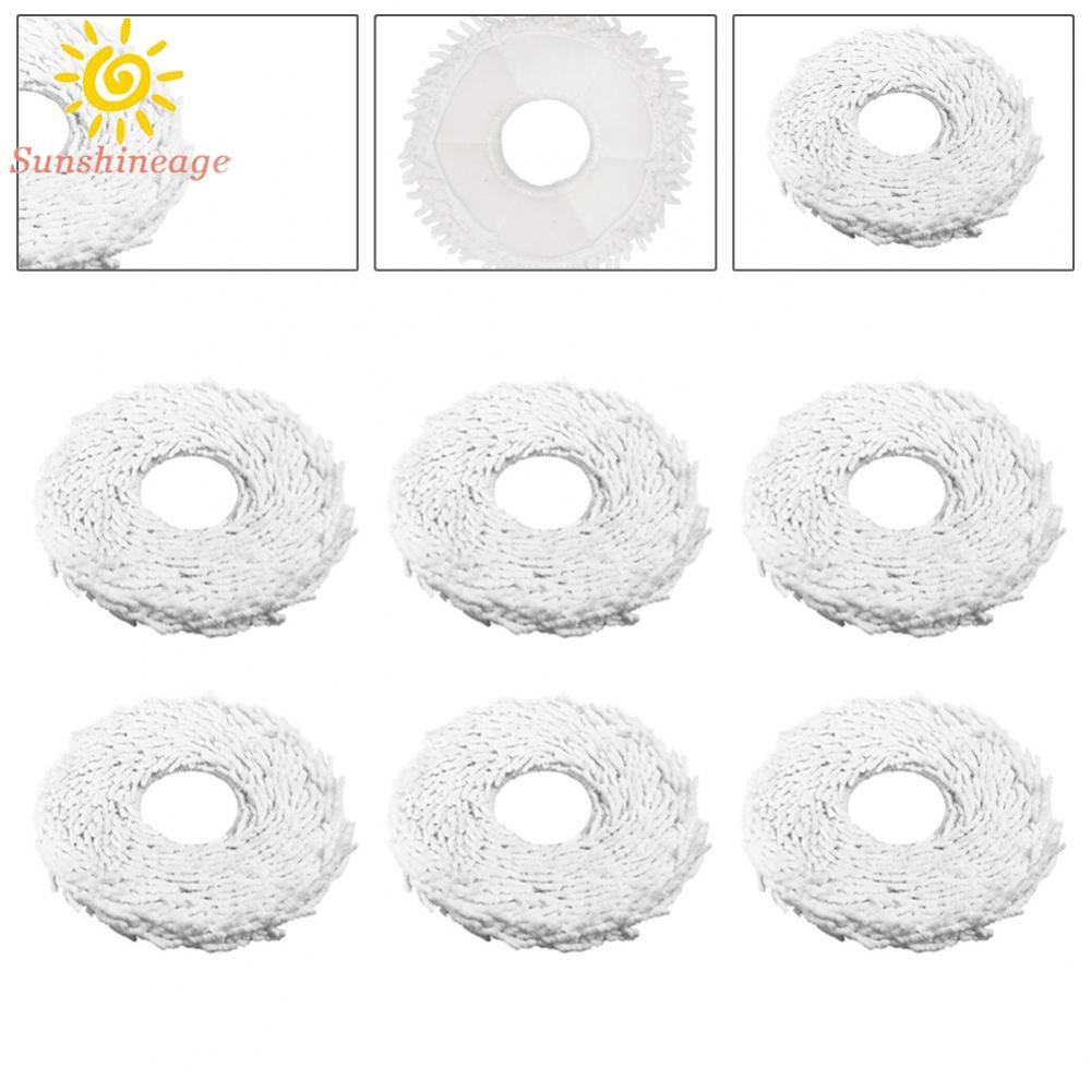 SUNAGE- ~6 Pack Mop Cloth For Bot W10 &amp; W10 Pro Self-Cleaning Vacuum Cleaner Part New【SUNAGE-HOT Fashion】