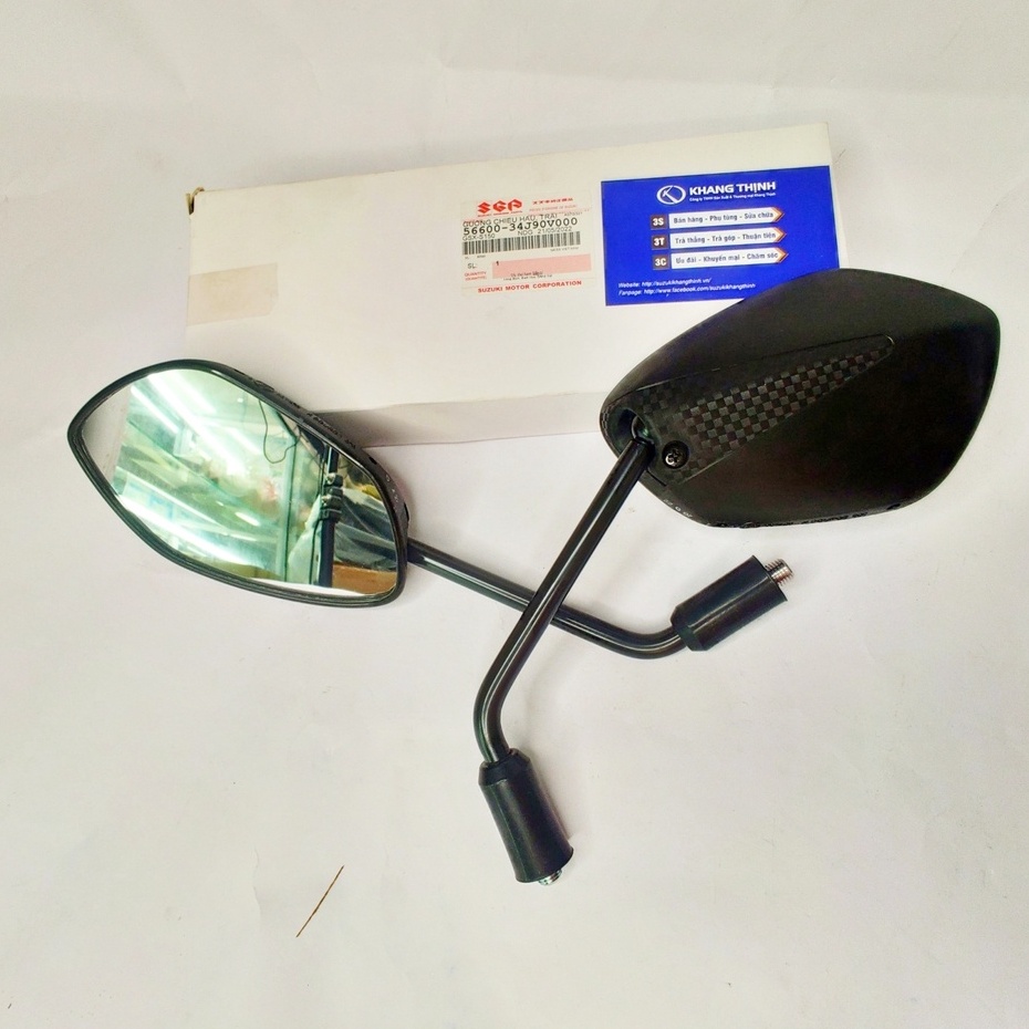 Kính Chiếu Hậu Suzuki GSX/ RAIDER /AXELO/HAYATE/BURGMAN.... - Hàng Chính Hãng