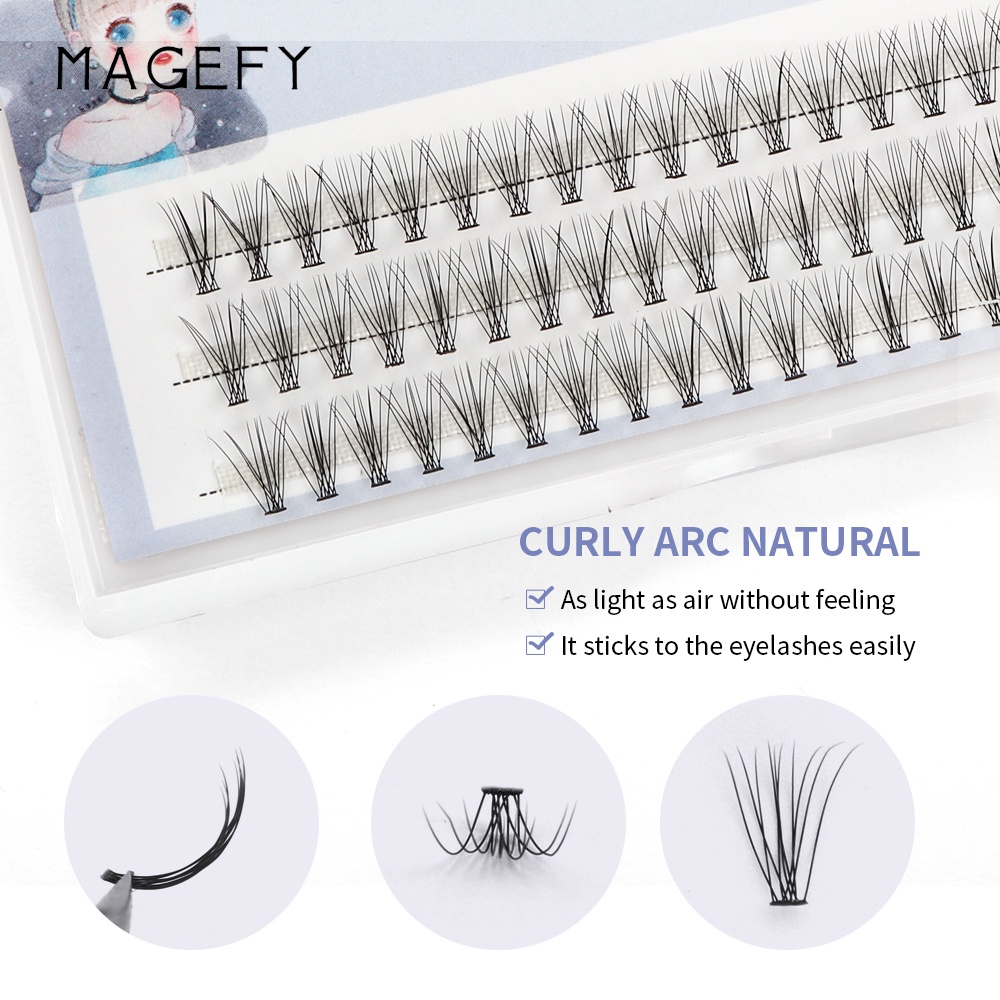 Hộp lông mi giả MAGEFY chuyên dụng 10mm