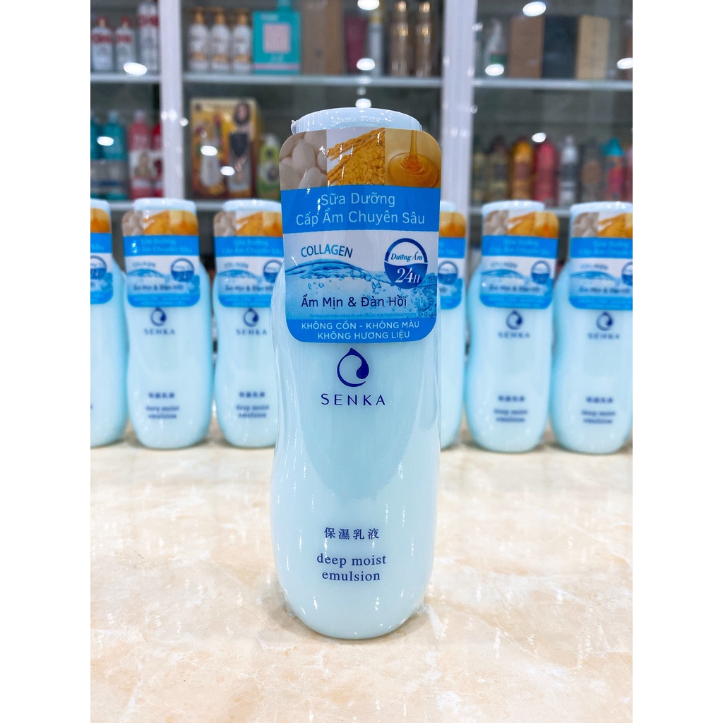 Sữa Dưỡng Cấp Ẩm Chuyên Sâu Senka Deep Moist Emulsion Nhật Bản 150ml