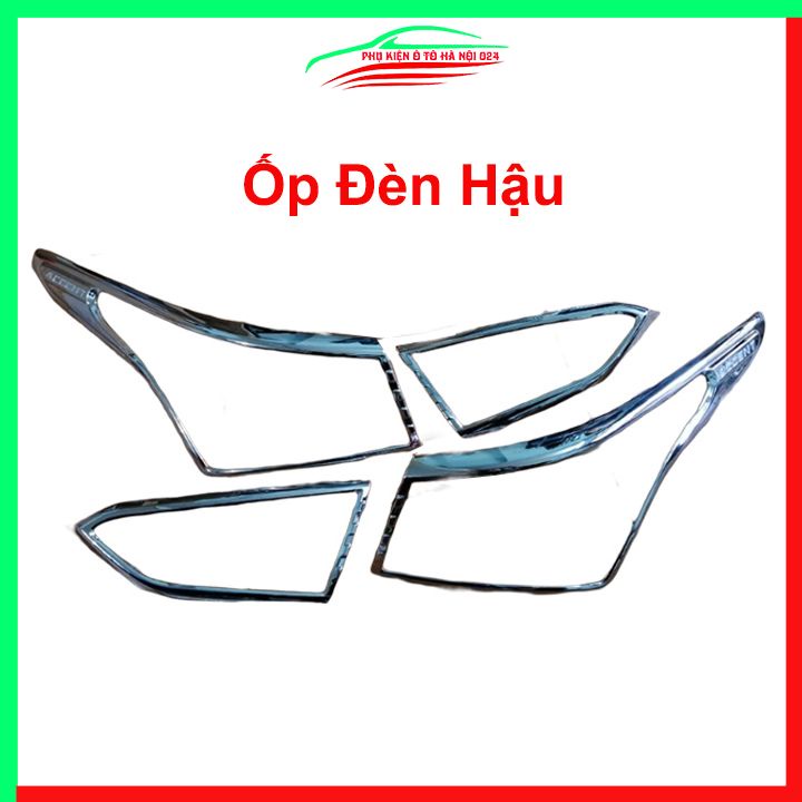 Ốp viền đèn pha hậu mạ crom Accent 2018-2022 chống trầy trang trí bảo vệ xe