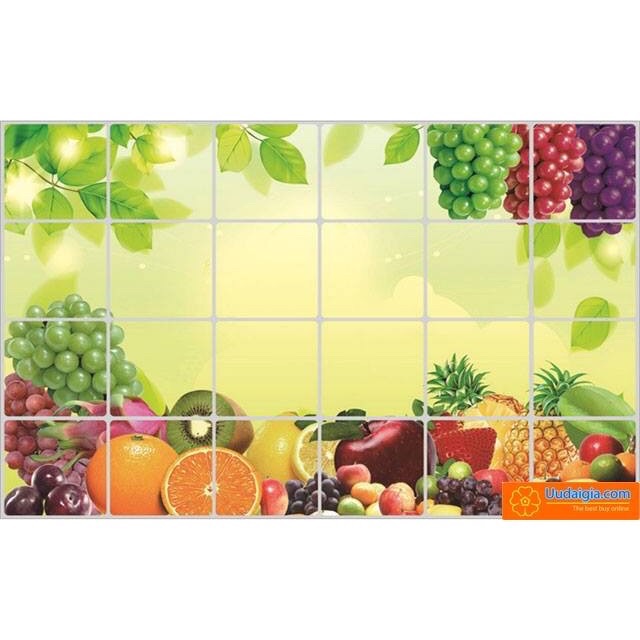 Giấy dán tường cách nhiệt nhà bếp, decal dán bếp khổ lớn 60x90cm