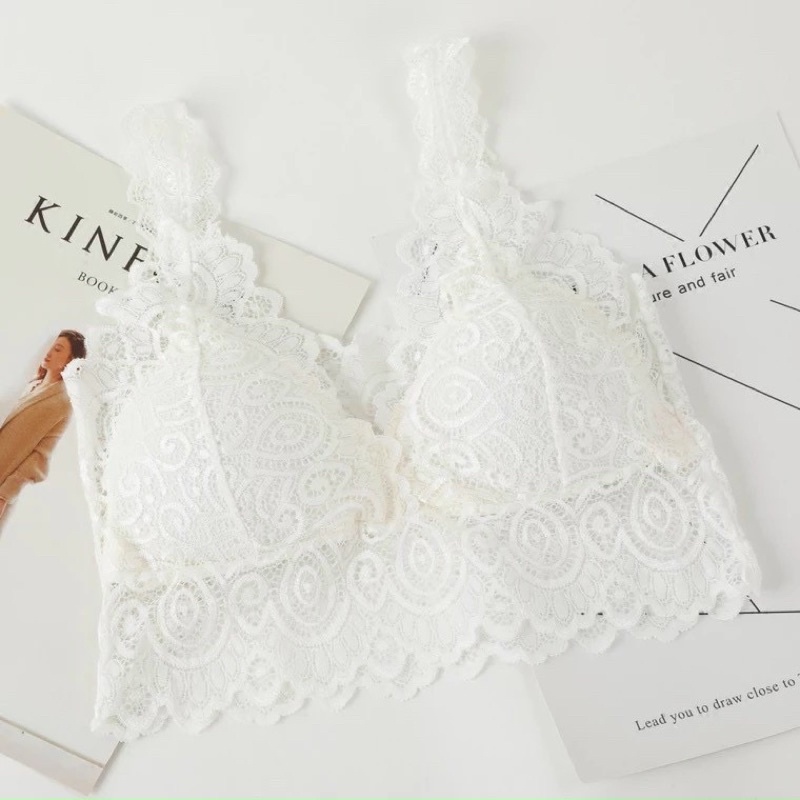 [Mã 253FASHIONSALE giảm 12% đơn 99K] Áo Bra 2 Dây Ren Sexy A5232