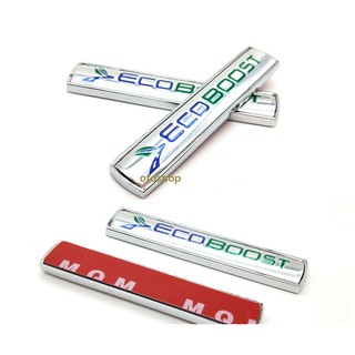 Tem chữ ECOBOOST trang trí xe Model-2