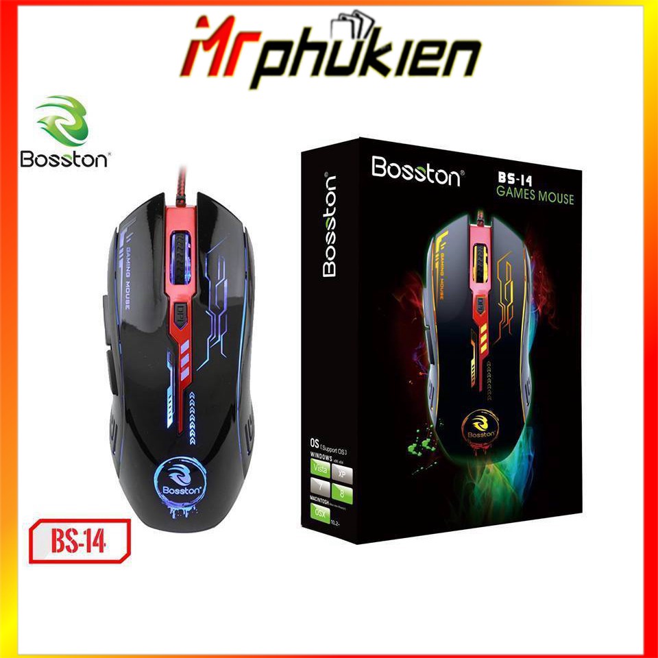 CHUỘT GAMING BOSSTON BS-14 - MrPhukien