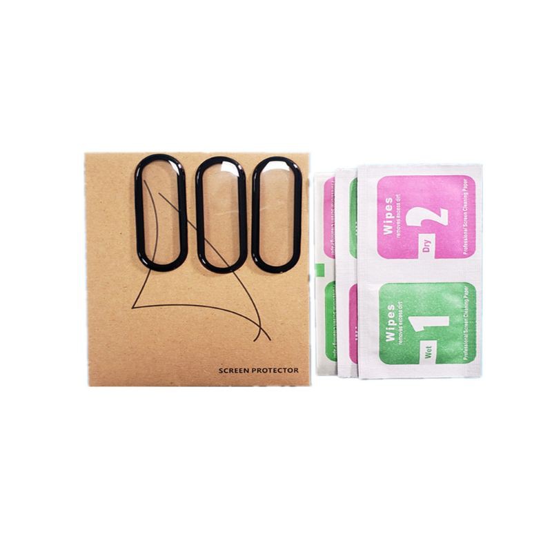 FLEXIBLE Set 3 Miếng Dán Bảo Vệ Màn Hình Cho Đồng Hồ Xiao-Mi Band 5 Classic