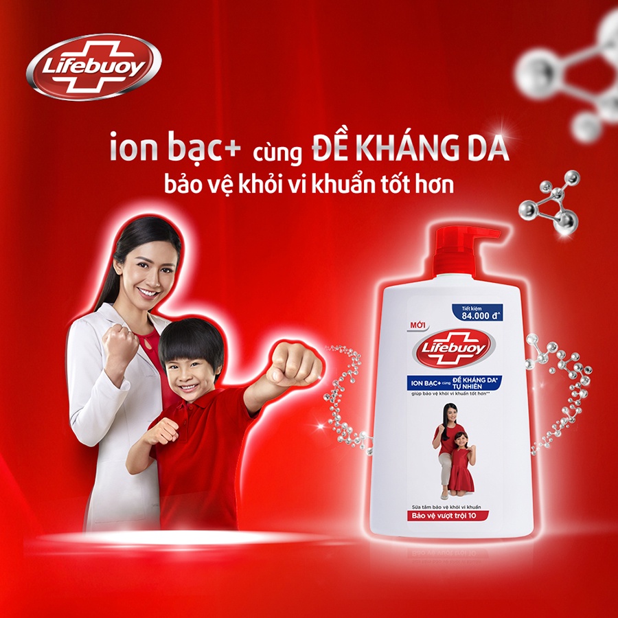 SỮA TẮM LIFEBUOY 850g giá siêu shock