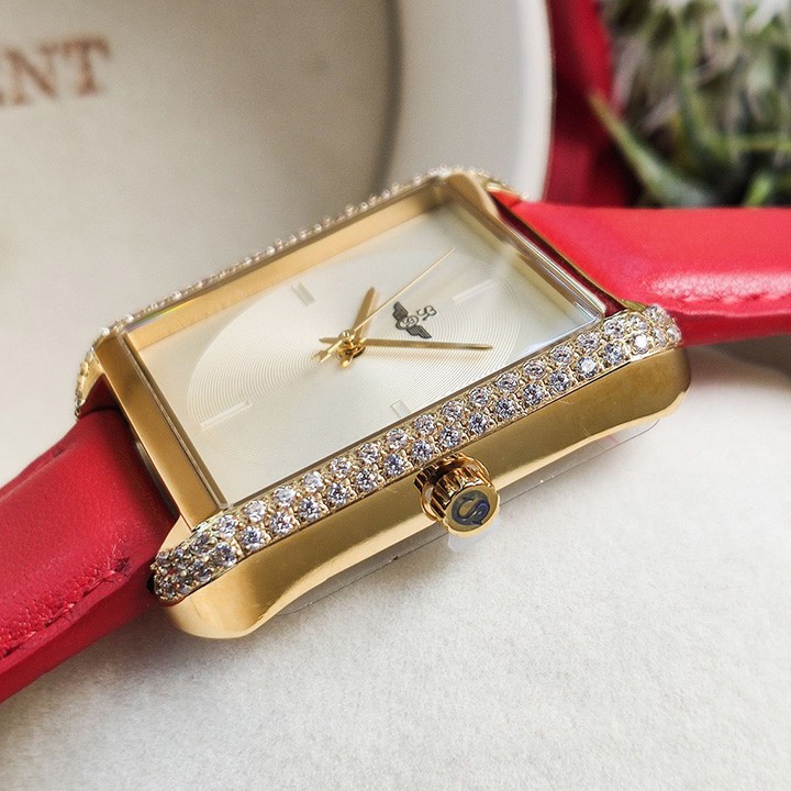 Đồng hồ nữ SRWATCH SL2203.4302 mặt Sapphire đính đá dễ phối đồ và làm sáng da nổi bậ