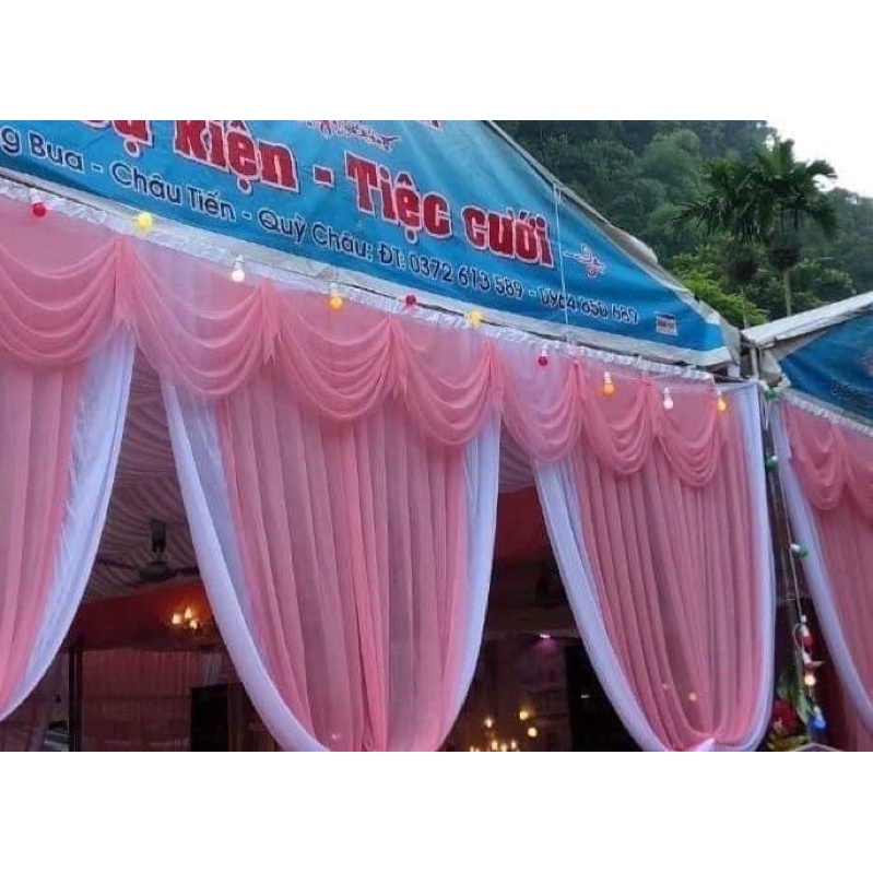 Rèm thả trang trí, rèm cửa sổ, thả cột nhà rạp