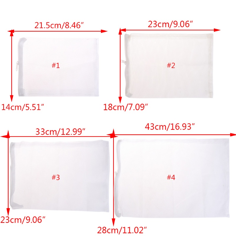 Túi Lưới Lọc Sinh Học Lưu Lượng Cao Có Khóa Kéo Cho Bể Cá