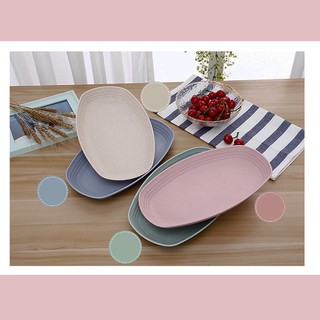 HCM - Đĩa lúa mì thiên nhiên 30cm đùng để cá hấp cá chiên