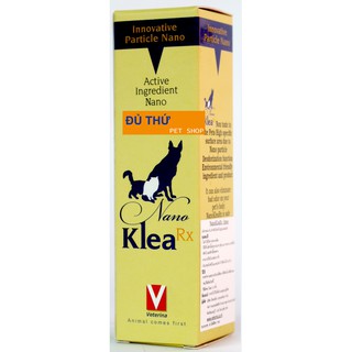 NANO KLEA Rx - Khử mùi, sát trùng cho chó, mèo