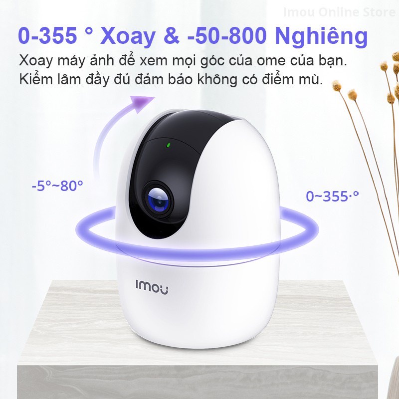 Camera Xoay Trong Nhà Kbone KN-H21PW 2.0 MP Giam Sát Gia Đình Đàm Thoại Loa 2 Chiều - Hàng Chính Hãng