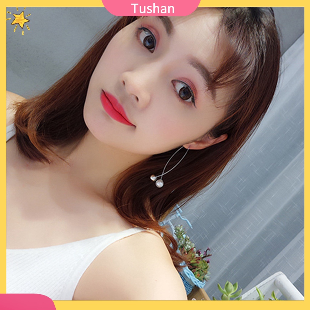 Bông tai đính hạt ngọc trai nhân tạo sang trọng thời trang