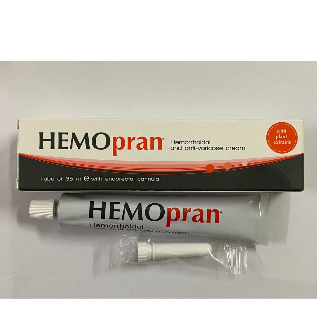 Kem Bôi Hemopran Giảm Ngứa Khu Vực Hậu Môn,Suy Giãn Tĩnh Mạch Chi Trên, Dưới