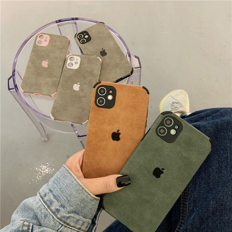 Ốp điện thoại da mềm chống rơi vỡ cho iPhone11 pro max xs max 7 8 plus 6 6S 7 8 | BigBuy360 - bigbuy360.vn