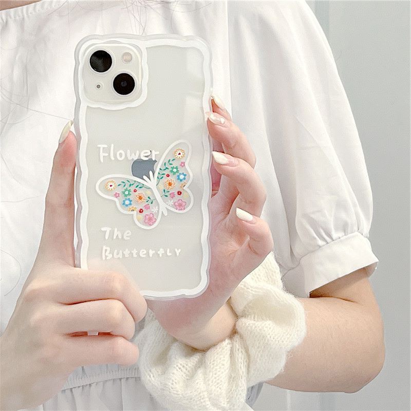 Ốp lưng iphone trong lượn sóng the butterfly 6/6plus/7/7plus/8/8plus/xs/11/12/13/pro/max/plus/promax-Sale Hot A3-16