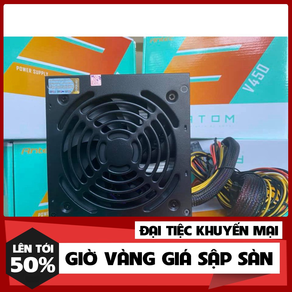 🍀 Nguồn Antec ATOM V450 - Công Suất Thực 450W - Hàng chính hãng 100%.