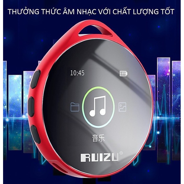 [Mã 155ELSALE giảm 7% đơn 300K] Máy Nghe Nhạc Xem Phim Mp3 Mp4 Bluetooth Màn Hình Cảm Ứng Ruizu Hàng Chính Hãng