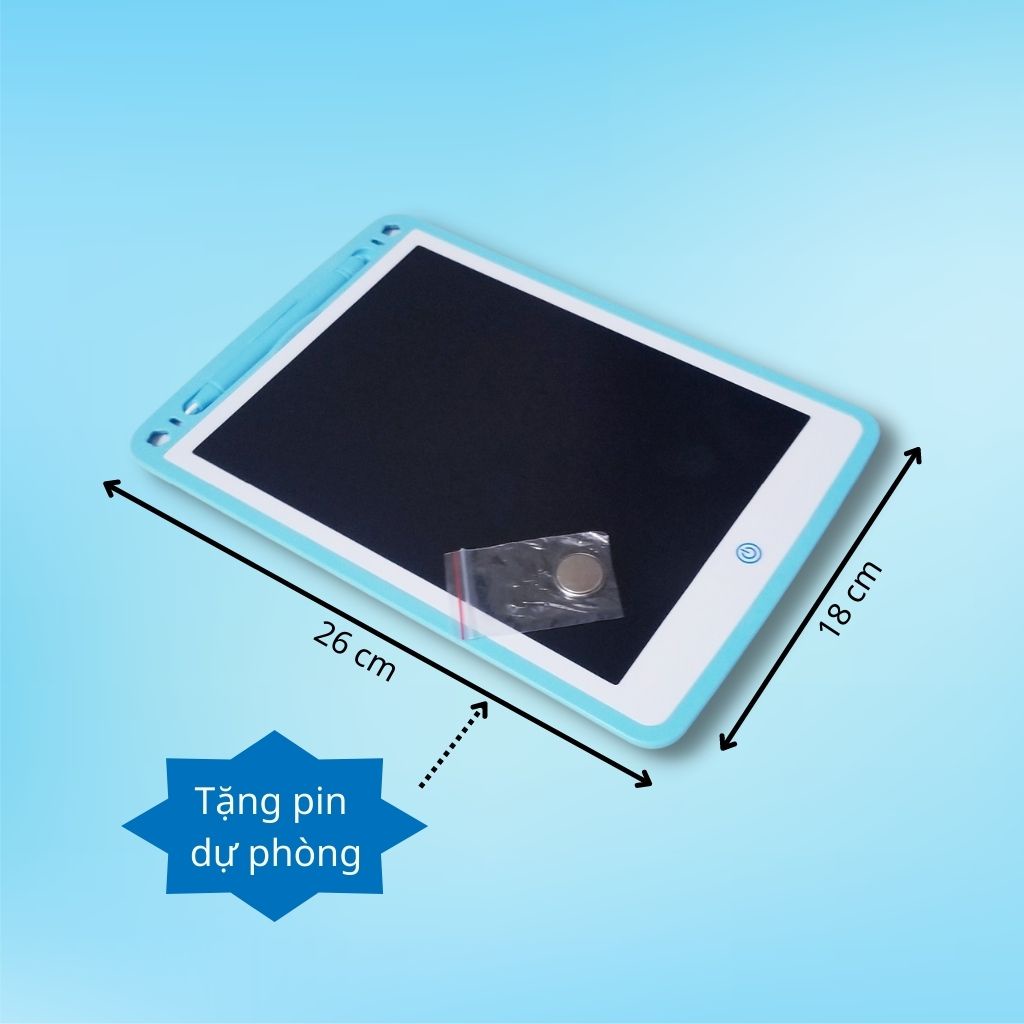 Bảng vẽ điện tử, bảng viết xóa tự động LCD, chạy pin, hàng loại 1 nút home ipad, giáo cụ học tập cho bé.