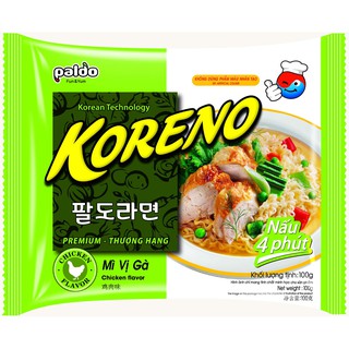 Combo 12 gói mì Hàn Quốc Koreno (6 vị)