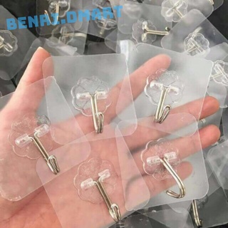 combo 10 móc dính tường chịu lực cao móc dán tường trong suốt