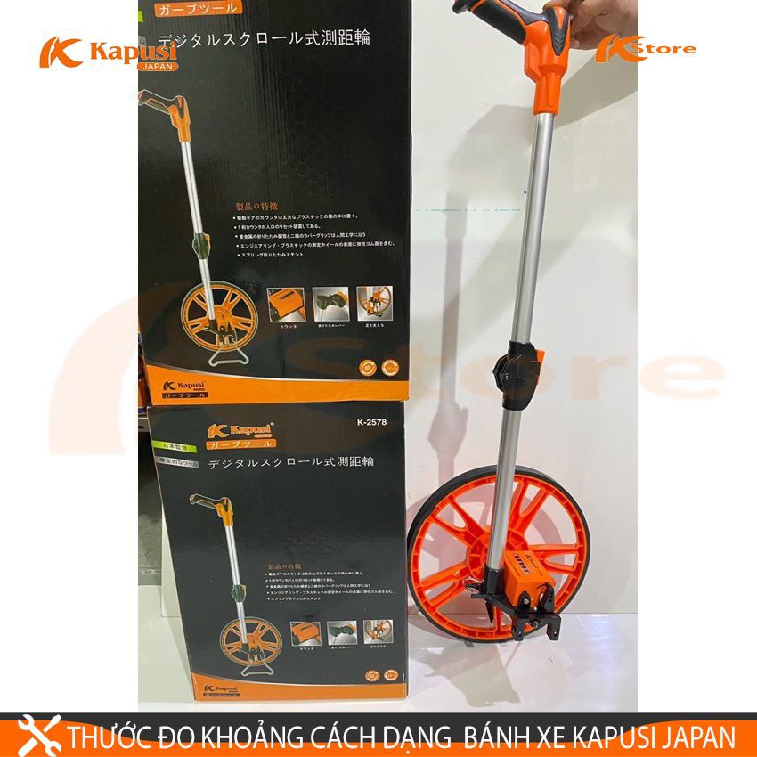 THƯỚC ĐO KHOẢNG CÁCH DẠNG BÁNH XE KAPUSI JAPAN - THƯỚC ĐO LĂN ĐƯỜNG NHẬT BẢN