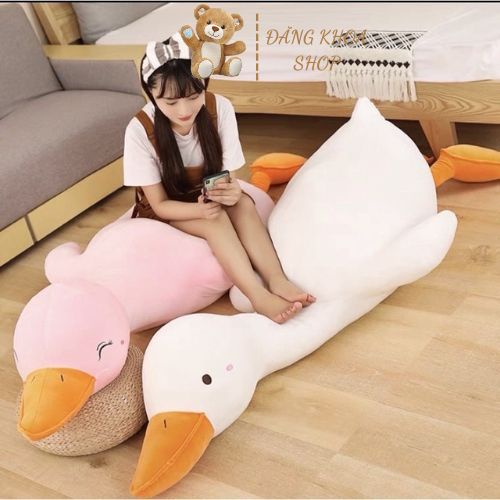 Gấu bông con vịt trầm cảm làm gối ôm mềm mịn xua tan căng thẳng mệt mỏi, vịt trầm cảm giải trí