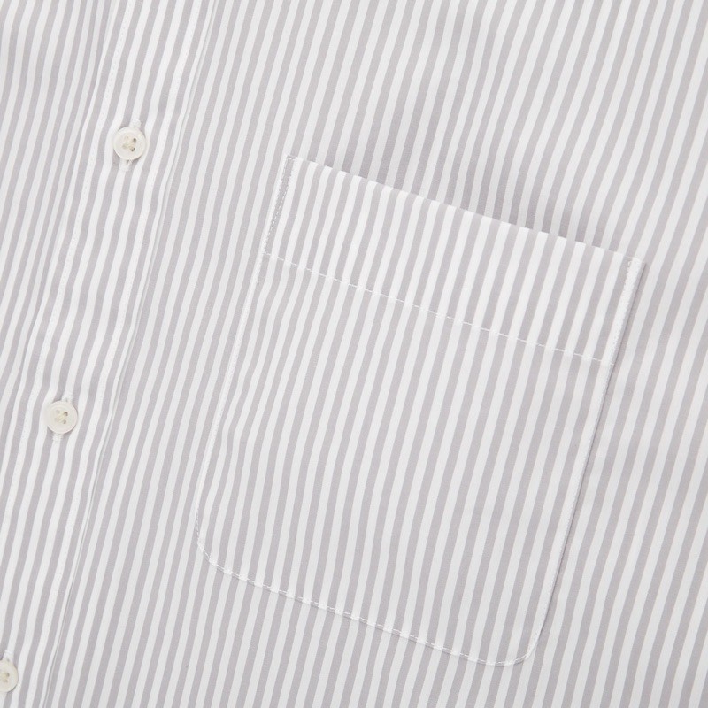 Áo sơ mi kẻ sọc nam dài tay thời trang, thanh lịch của UNIQLO