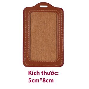 Thẻ Tên Nhân Viên 𝑭𝑹𝑬𝑬𝑺𝑯𝑰𝑷 Chất Liệu Da PU Bền Đẹp - BH 1 Năm, 2 Kiểu Dáng Ngang, Dọc