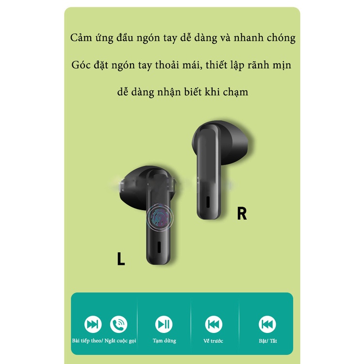 Tai Nghe Bluetooth JBL WAVE300 Tai Nghe Nhét Tai Chip Bluetooth 5.2 Tích Hợp Micro Âm Thanh Bass Chống Tiếng Ồn Rất Tốt