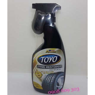 Chai Xịt Phục Hồi Lốp Xe ASSO TOYO TYRE RESTORER 600ml