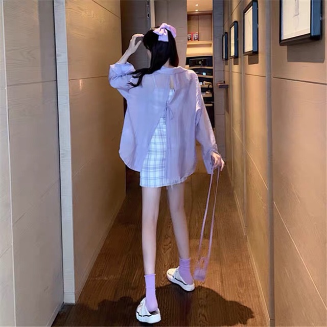 Set 3 món tím pastel ulzzang