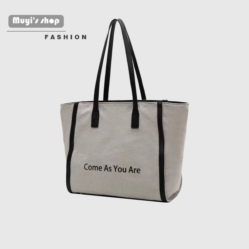 Túi Tote Vải Bố Dung Tích Lớn Thời Trang