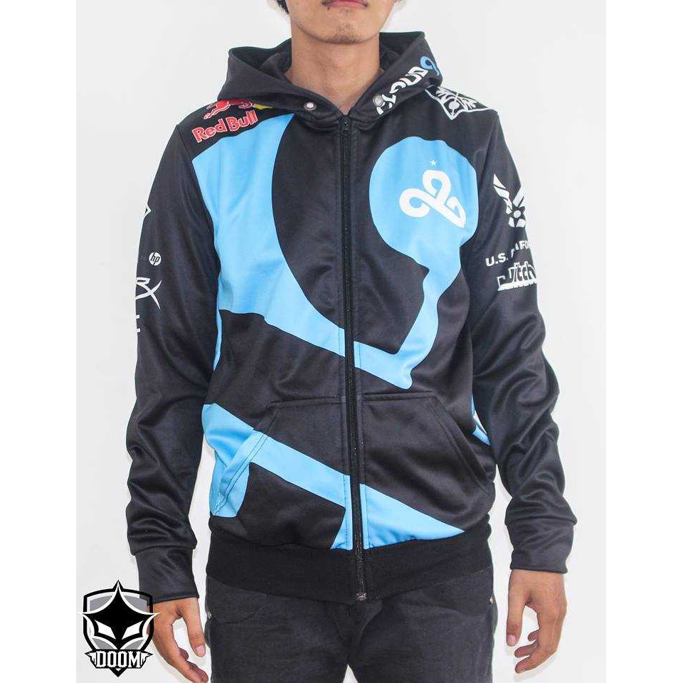 Áo khoác Hoodie Zipper C9 xanh