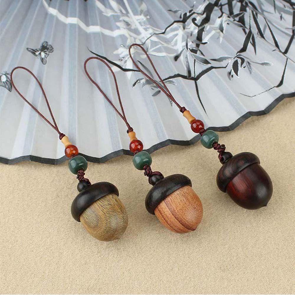 Dây Treo Điện Thoại Bằng Gỗ Đàn Hương Dễ Thương
