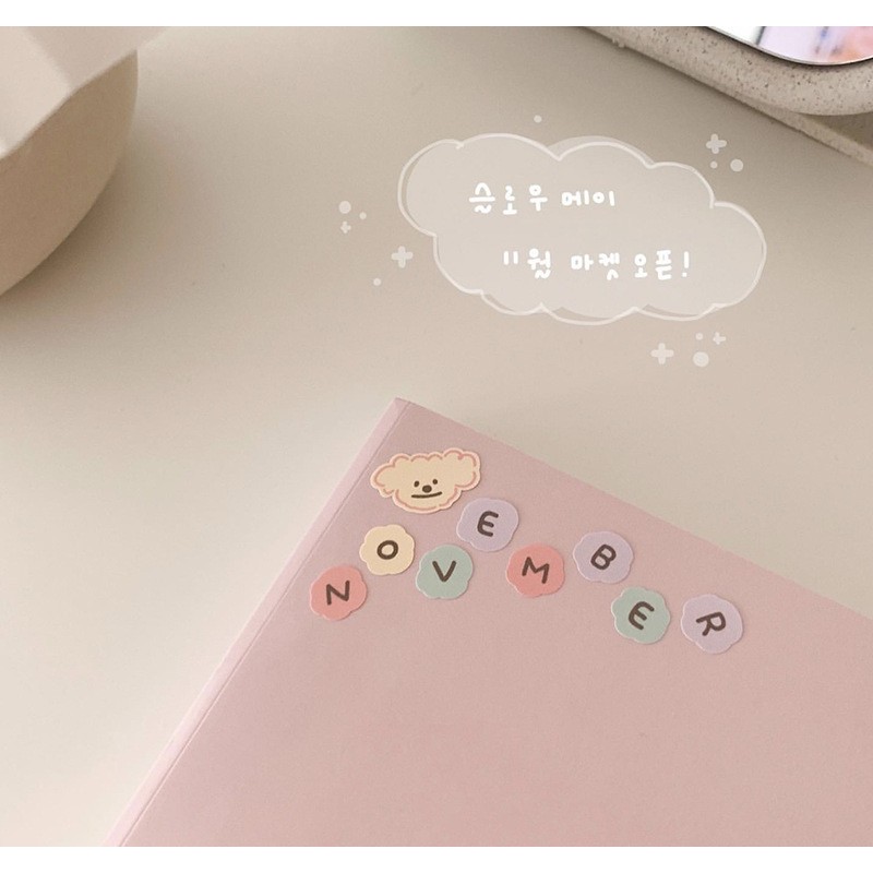 Sticker decor Top loader, Bullet Joural