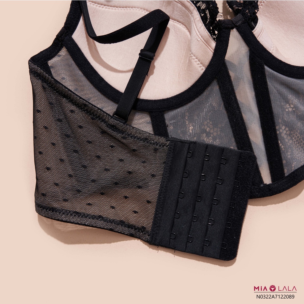 Áo corset ren định hình nâng ngực đệm mỏng 0.7cm MIALALA 2089 N0322A7122089