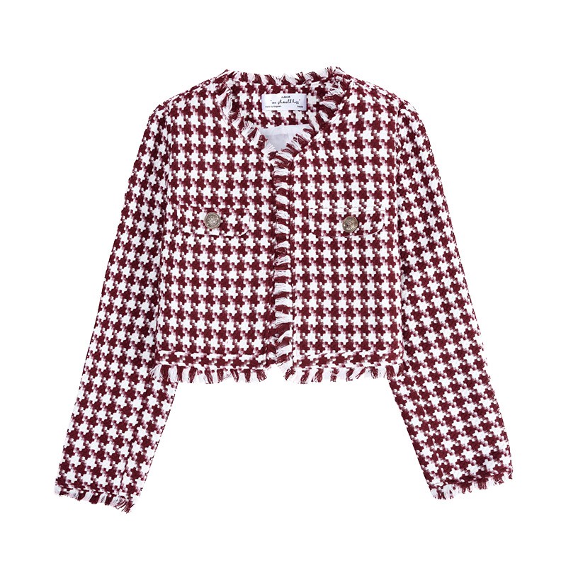 Áo set caro tingoan LOVE POEM JACKET/DR V2 | BigBuy360 - bigbuy360.vn