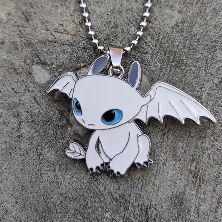 Dây Chuyền Vòng Cổ Cặp Đôi Bí Kíp Luyện Rồng Night Fury Vòng Cổ Răng Sún couple titan
